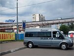 Бесплатный автобус Genser в пункт аренды автомобилей АрендаАвто-рзм на ул.Добролюбова